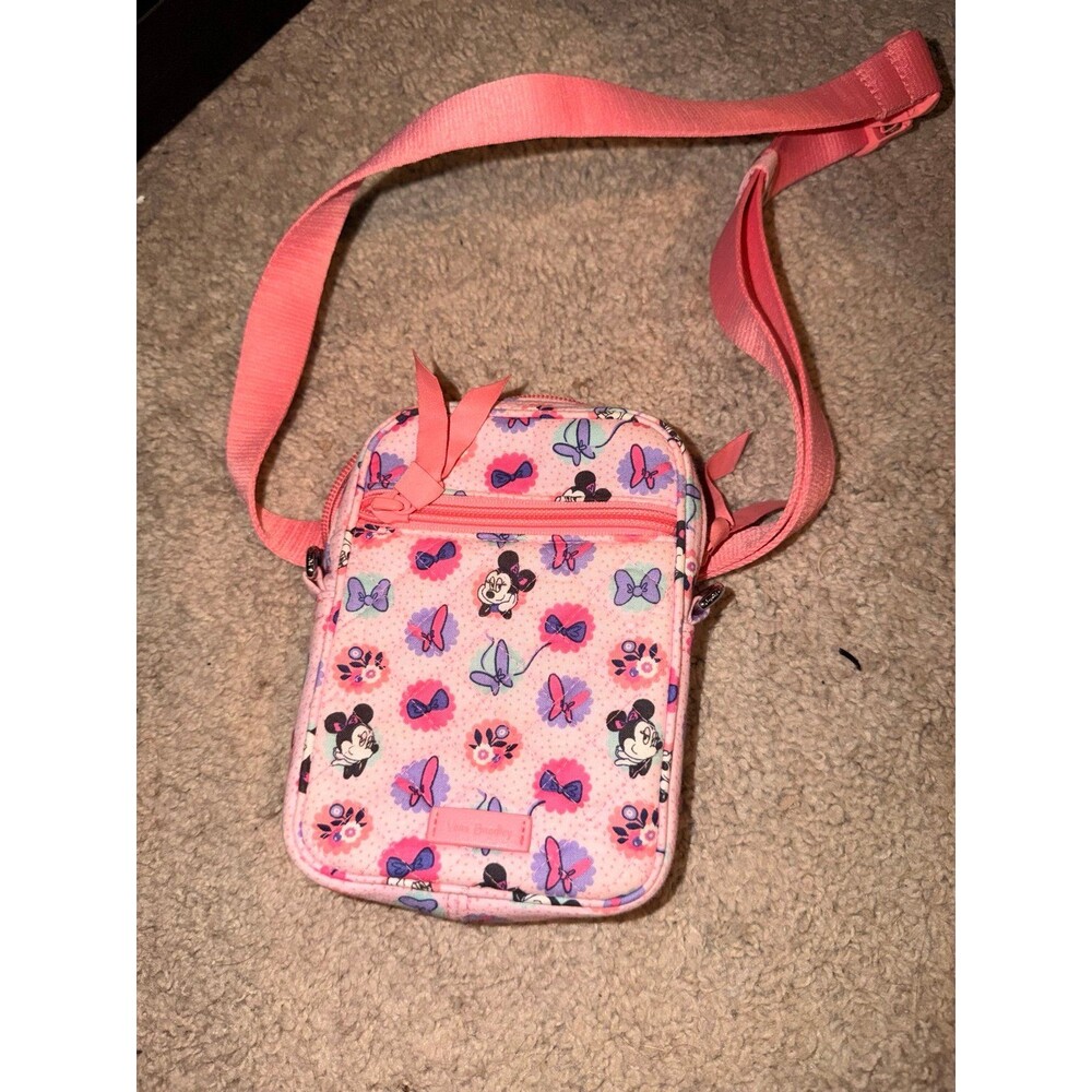 Vera Bradley Disney Minnie Mouse Crossbody pink Bag Purse